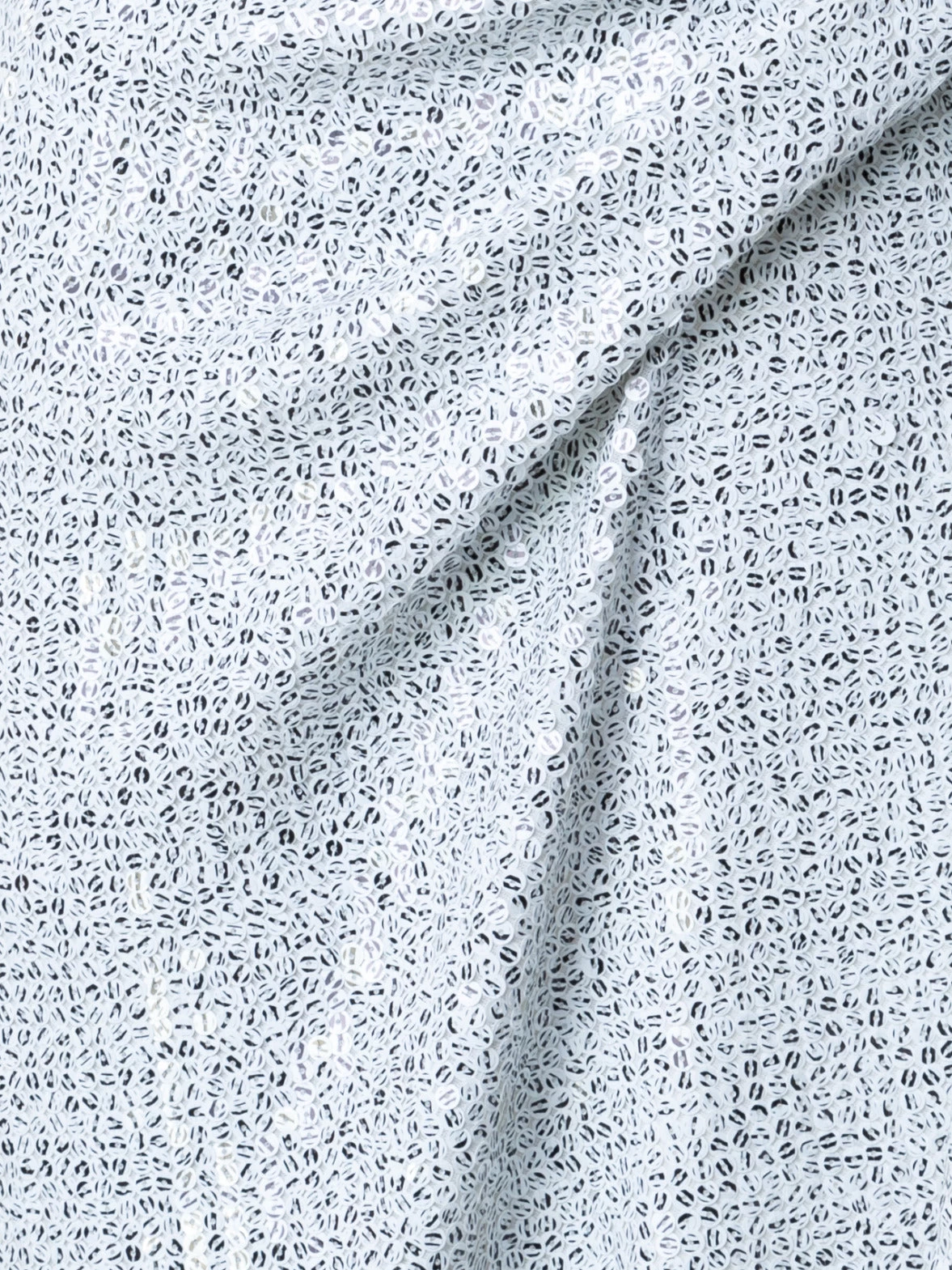 AKRIS Draped Two-Tone Sequins Dress - Image 6