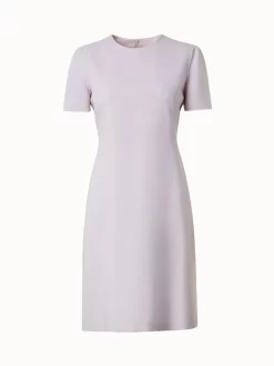 AKRIS Wool Double-Face Sheath Dress