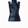 AKRIS Sequins Top