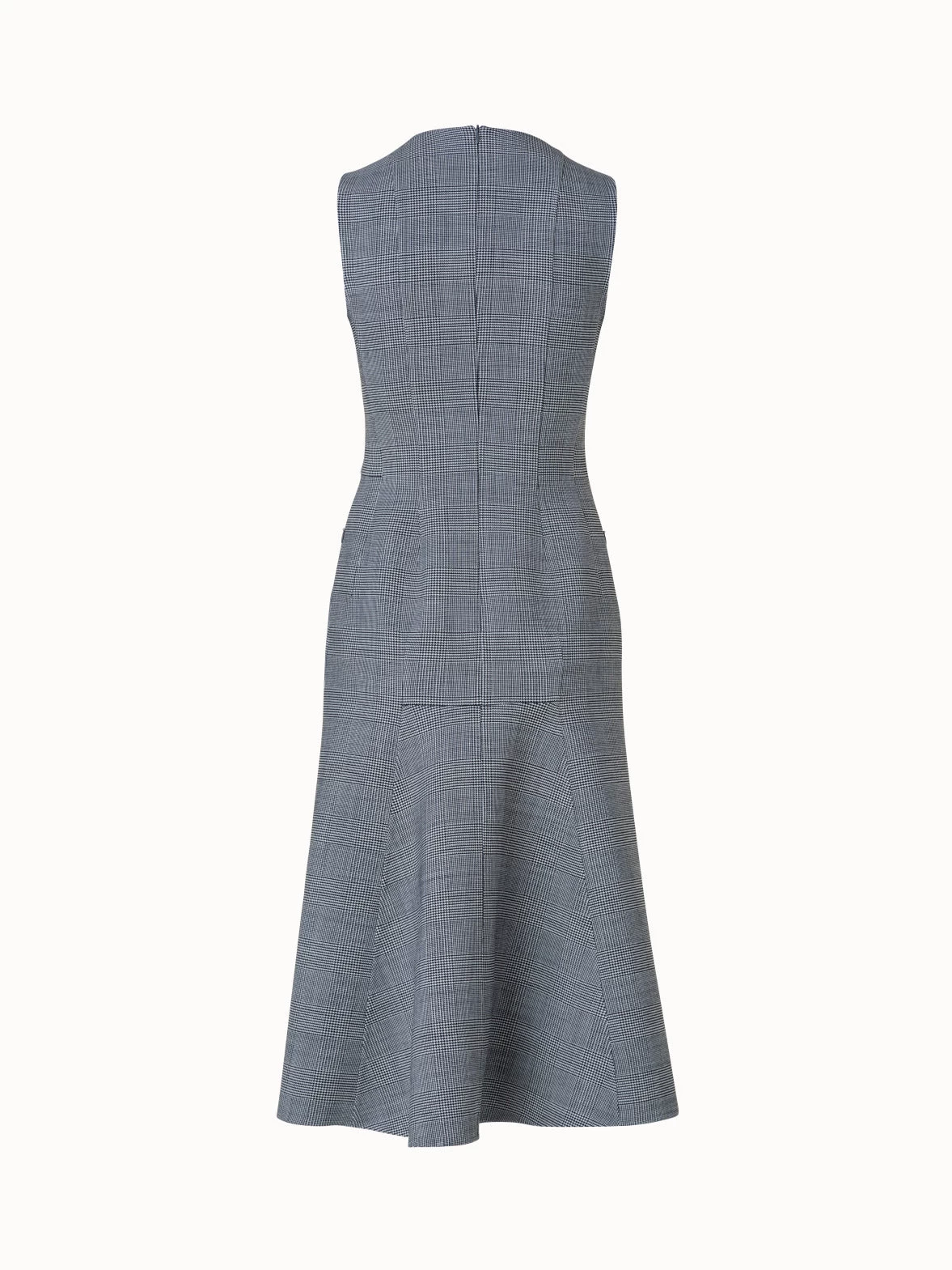 AKRIS Checked Wool Double-Face Midi Dress - Image 2