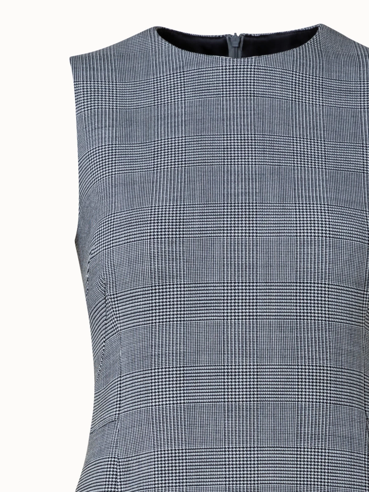 AKRIS Checked Wool Double-Face Midi Dress - Image 3