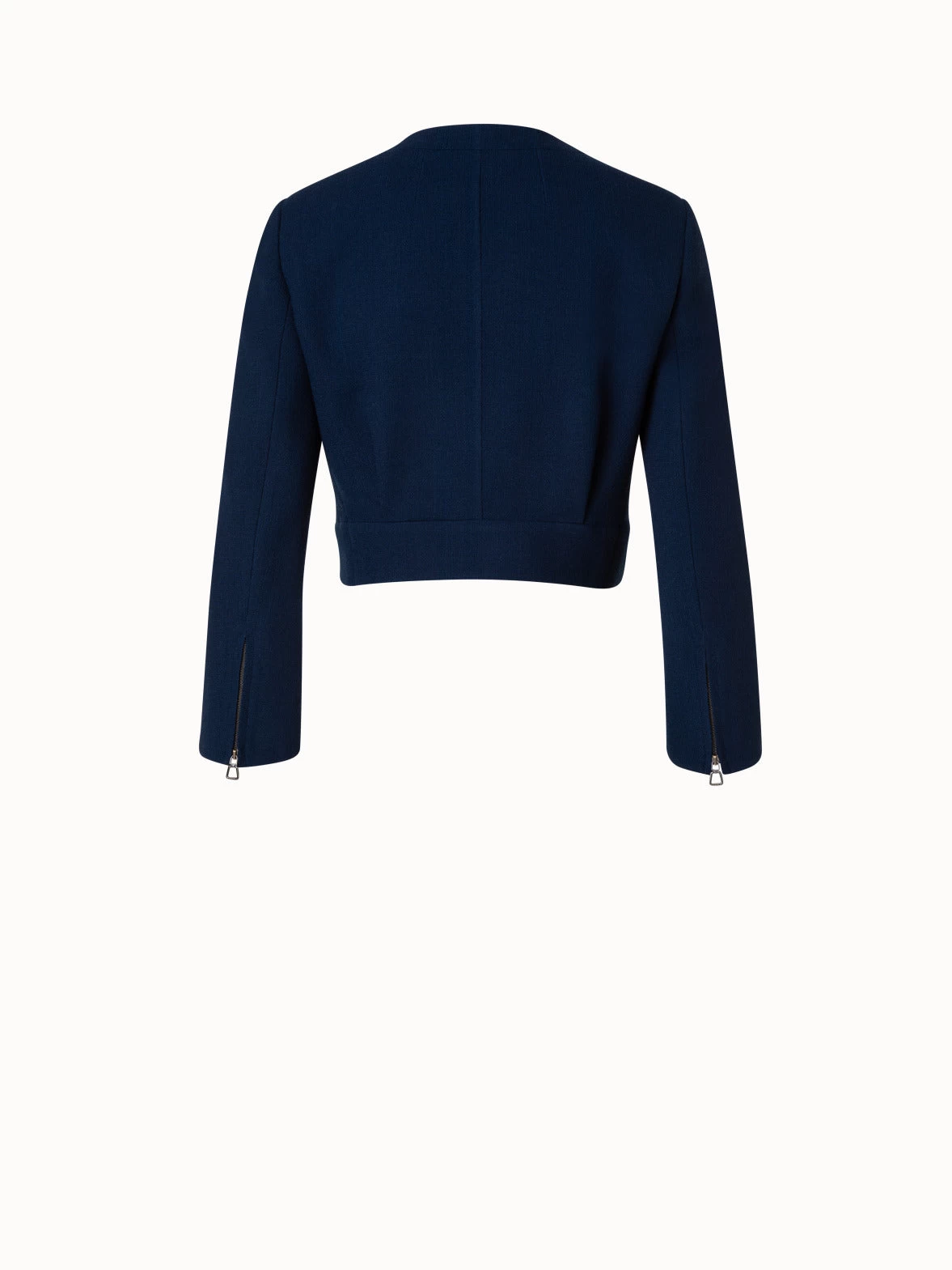 AKRIS Wool Crêpe Double-Face Short Jacket - Image 2