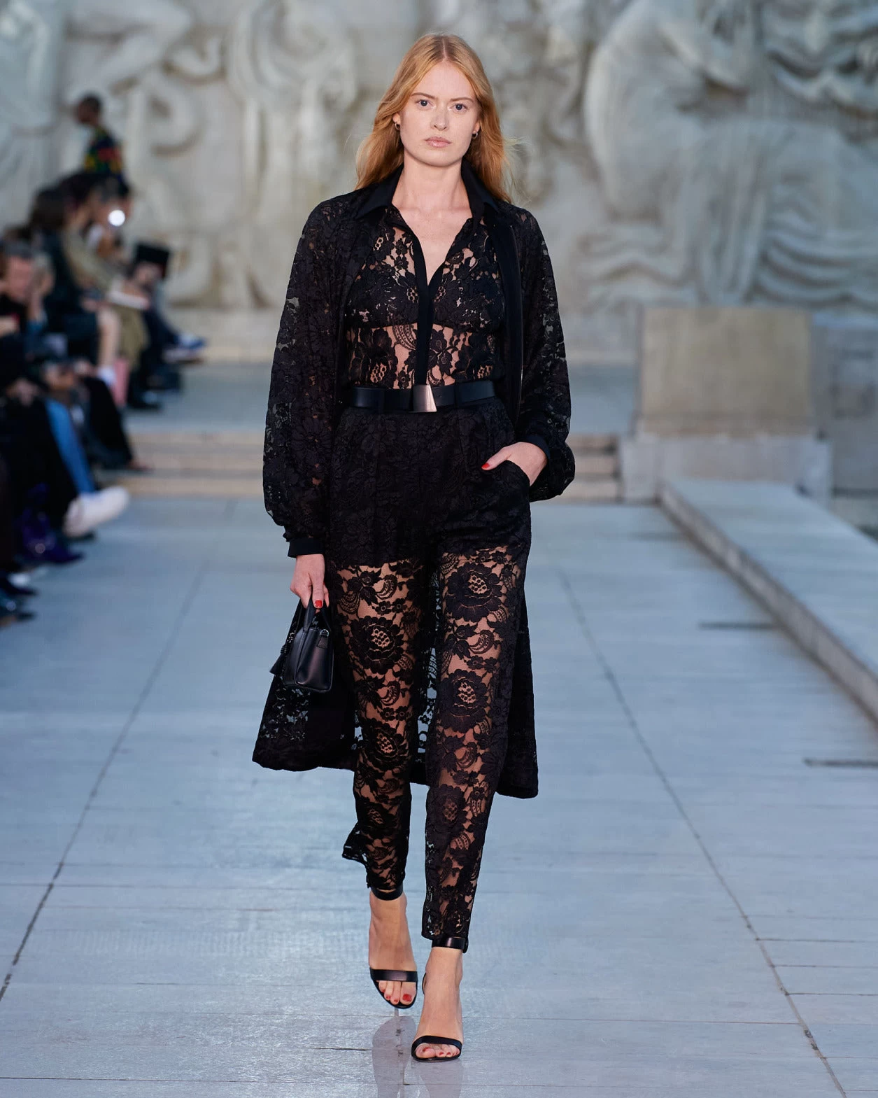 AKRIS Floral Techno Lace Blouse - Image 2