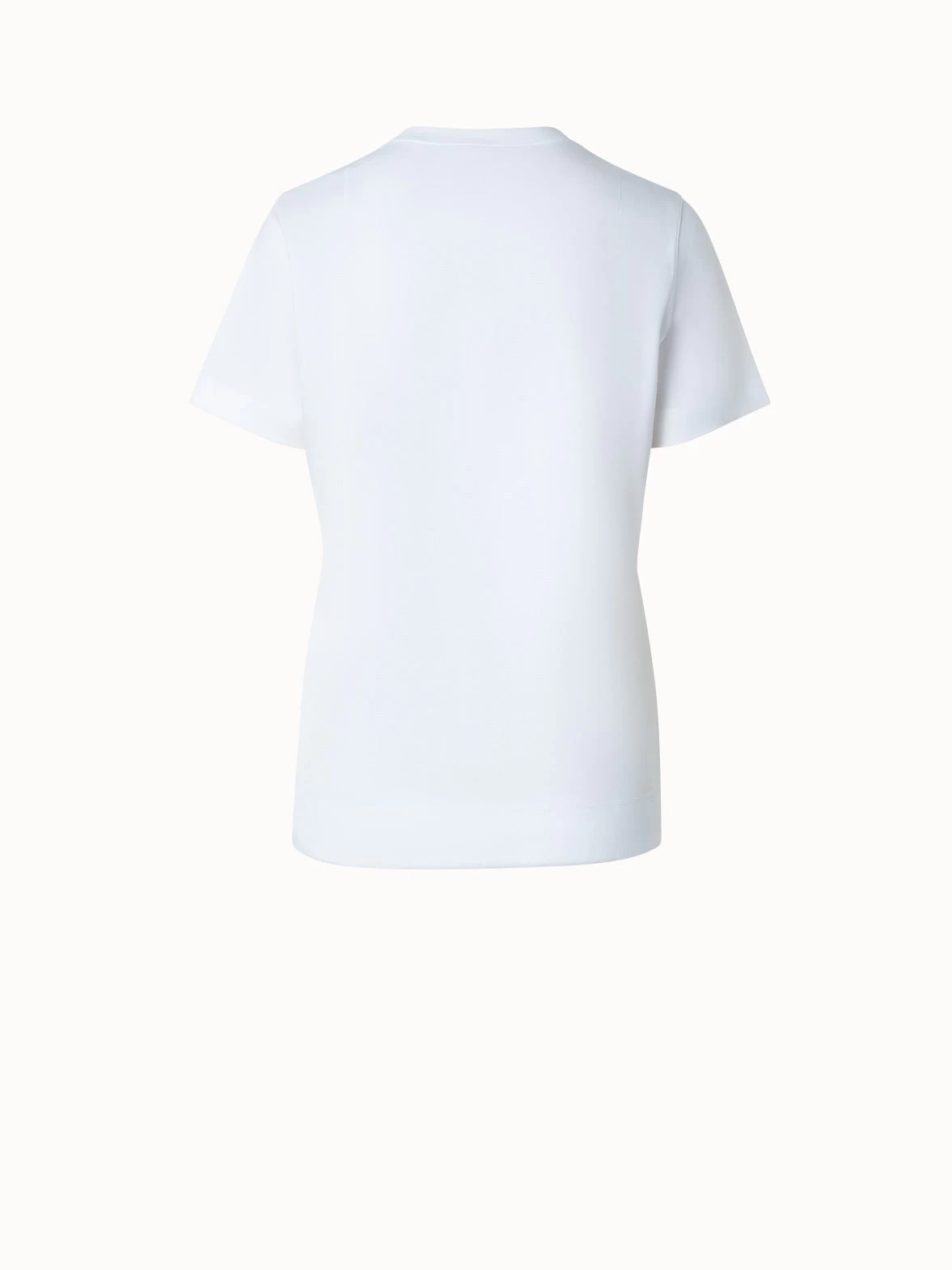 AKRIS T-Shirt With Tulle Heart Insert - Image 2