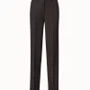 AKRIS Cool Wool Straight Leg Pants