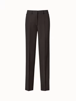 AKRIS Cool Wool Straight Leg Pants