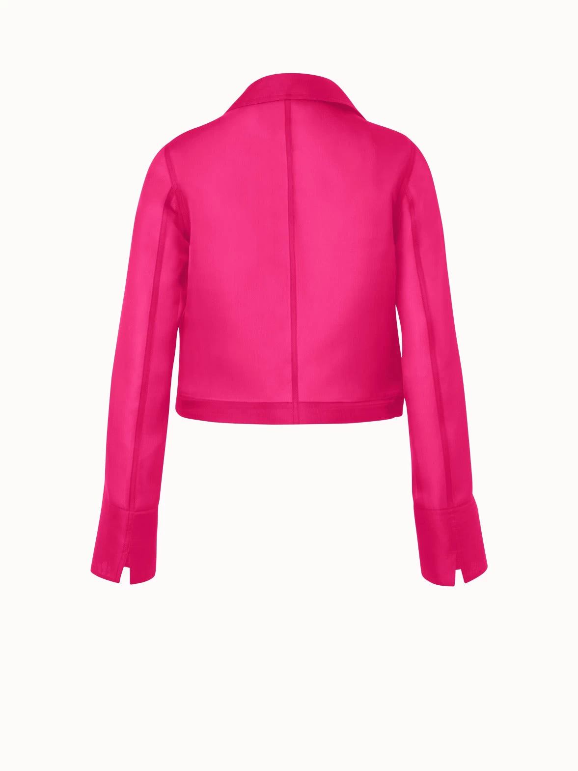 AKRIS Silk Organza Double-Breasted Short Jacket - Image 2