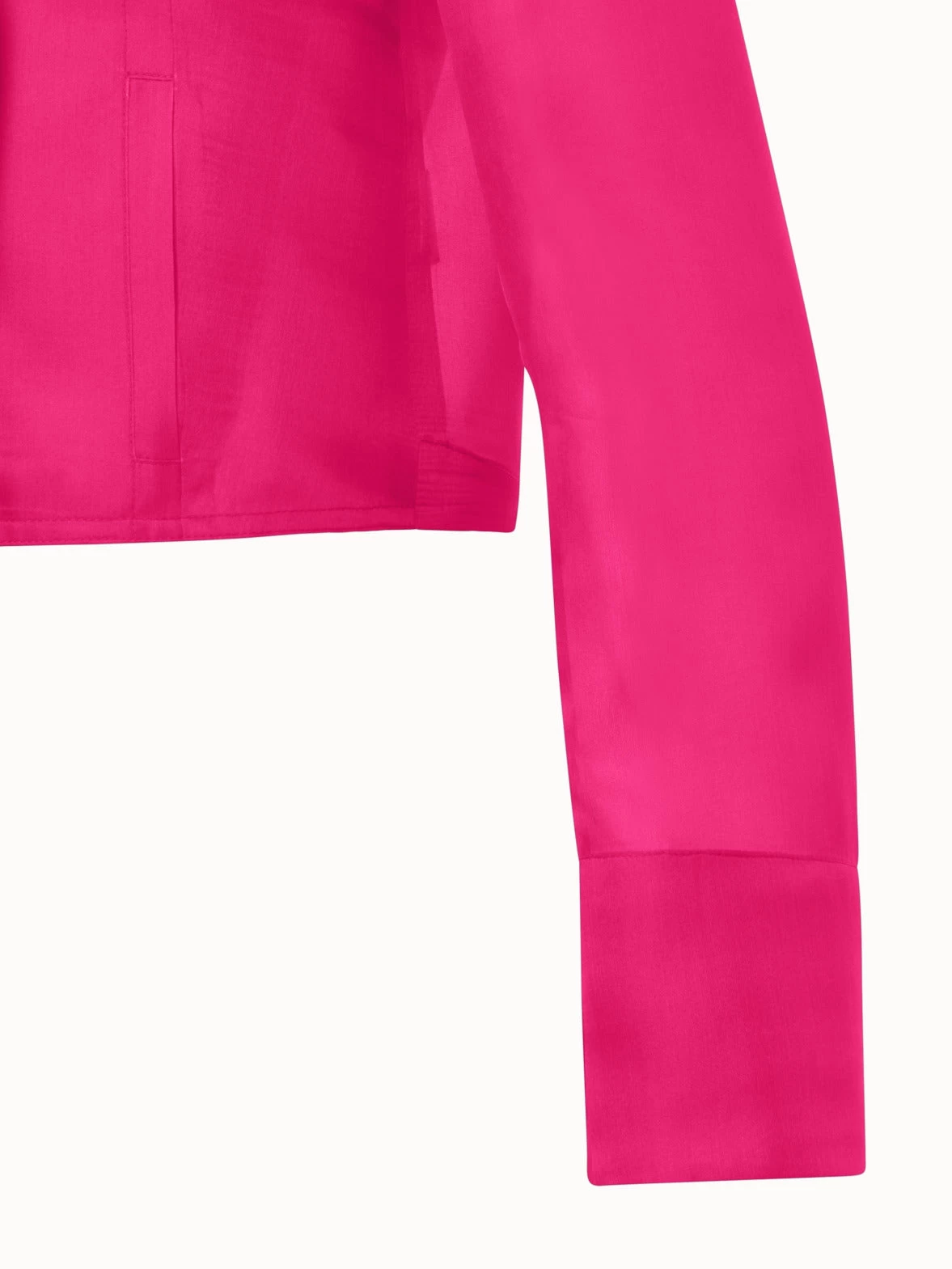 AKRIS Silk Organza Double-Breasted Short Jacket - Image 5