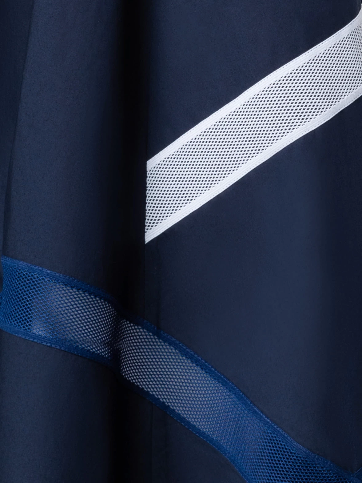 Techno Mesh Tape Intarsia Dress With Jersey Top - Image 5