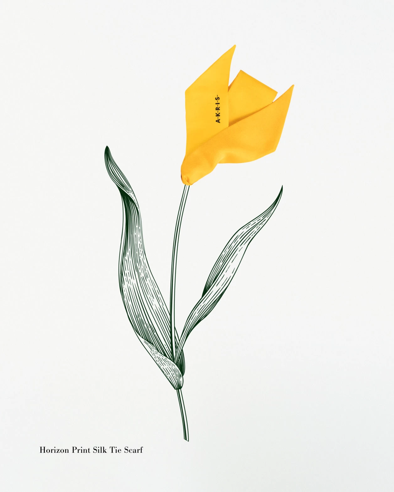 AKRIS Twilly In Silk With Orizzonte Print - Image 3