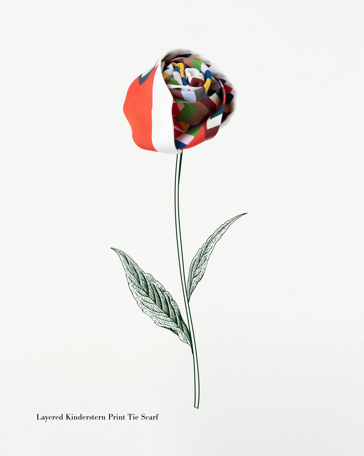 AKRIS Silk Twill Kinderstern Print Scarf - Image 2